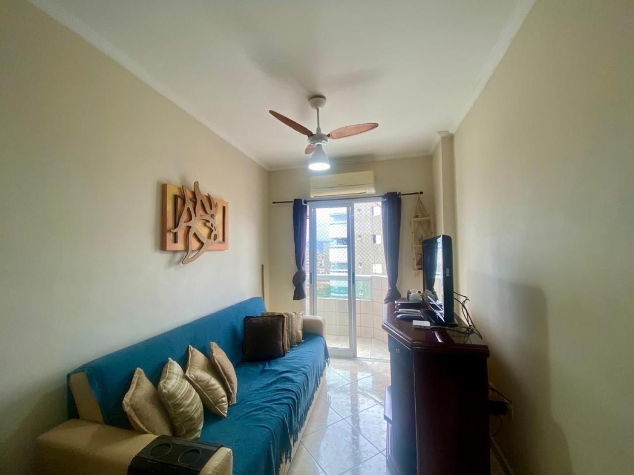 Apto A 50M Da Praia, Com Ar Condicionado, Wifi , Portaria 24H Praia Grande  Eksteriør billede