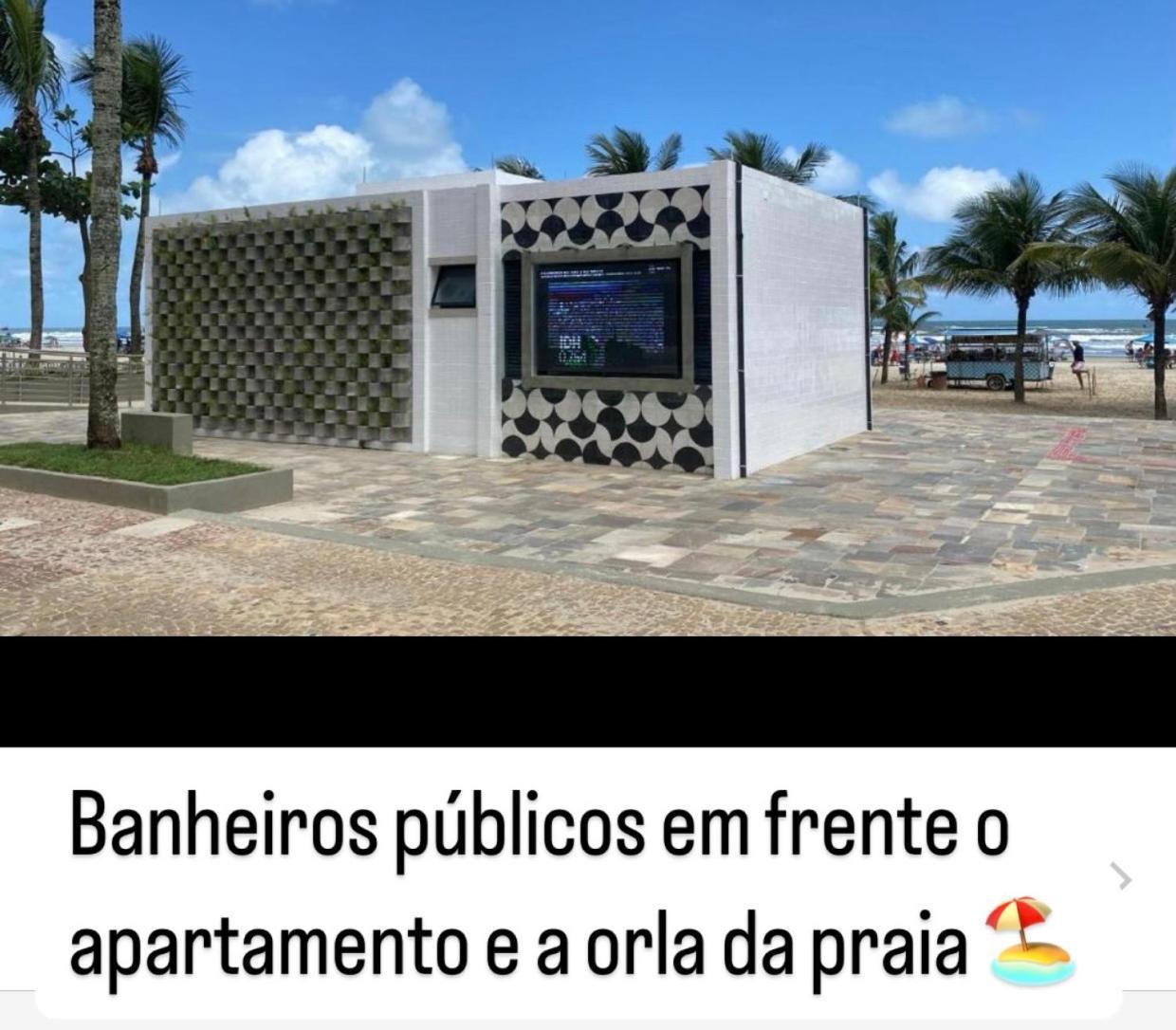 Apto A 50M Da Praia, Com Ar Condicionado, Wifi , Portaria 24H Praia Grande  Eksteriør billede