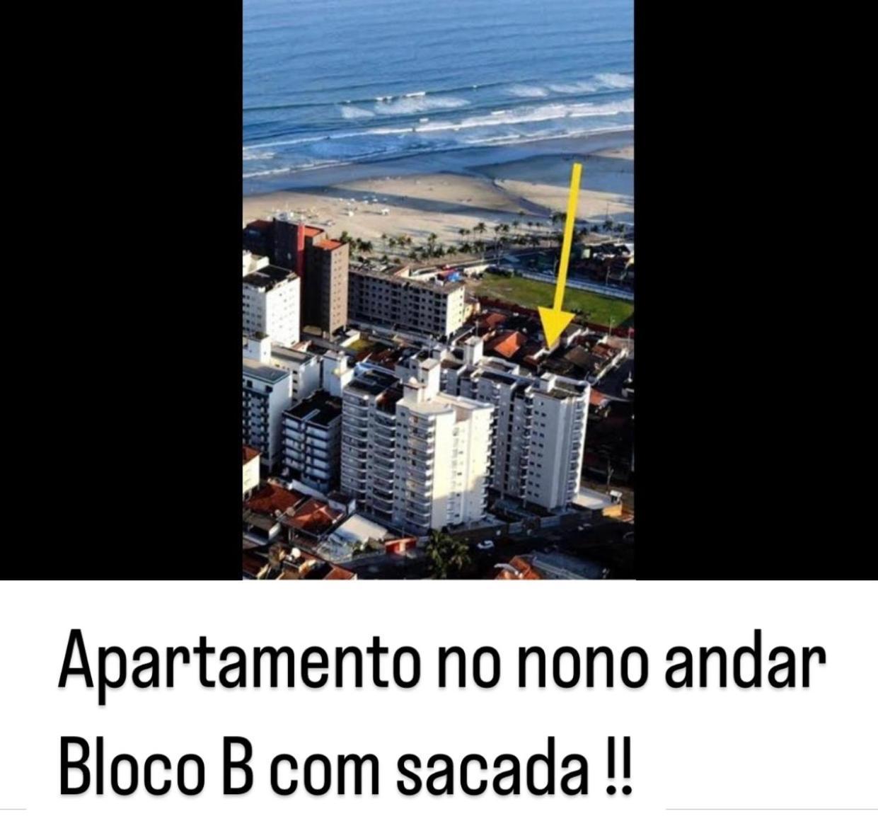 Apto A 50M Da Praia, Com Ar Condicionado, Wifi , Portaria 24H Praia Grande  Eksteriør billede