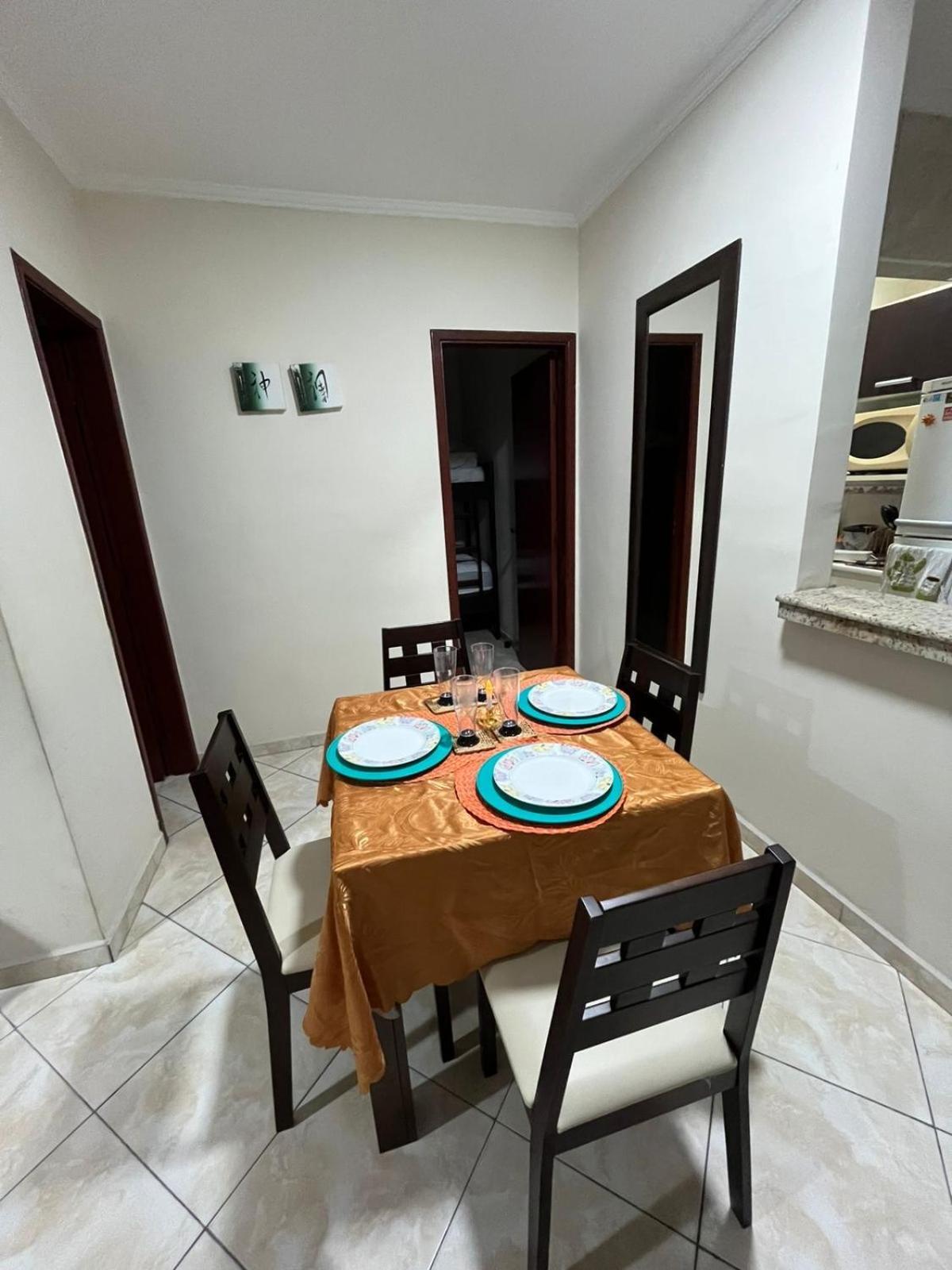 Apto A 50M Da Praia, Com Ar Condicionado, Wifi , Portaria 24H Praia Grande  Eksteriør billede